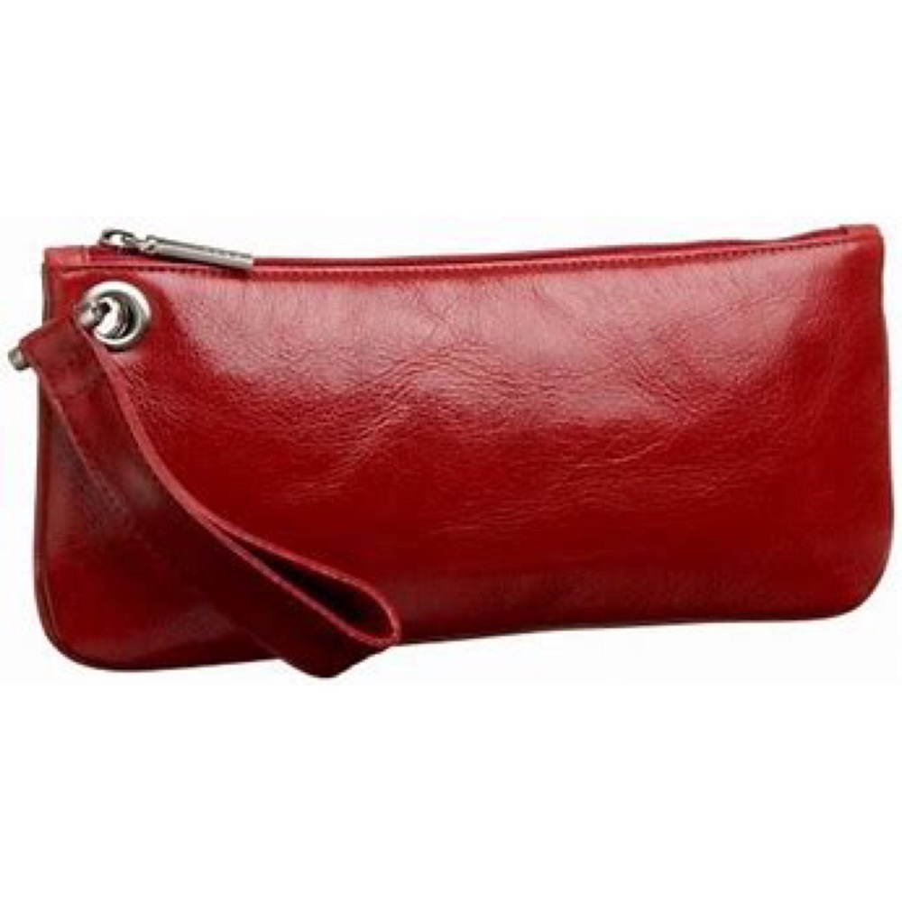 🎈Red Leather HOBO clutch